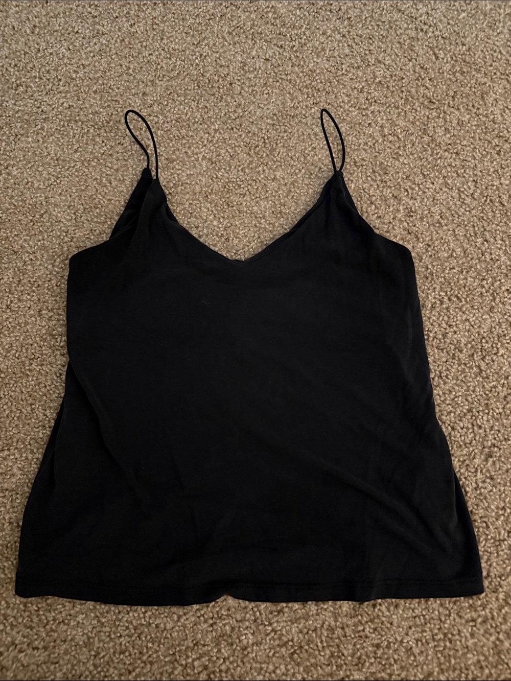 Maurices Black V-Neck Spaghetti Strap Camisole